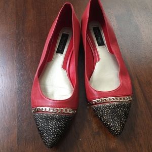 White House Black Market red flats